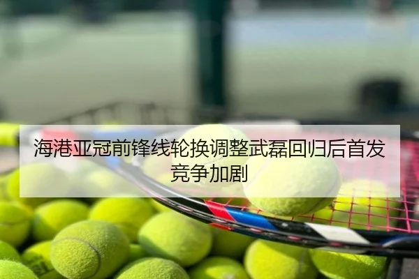 海港亚冠前锋线轮换调整武磊回归后首发竞争加剧